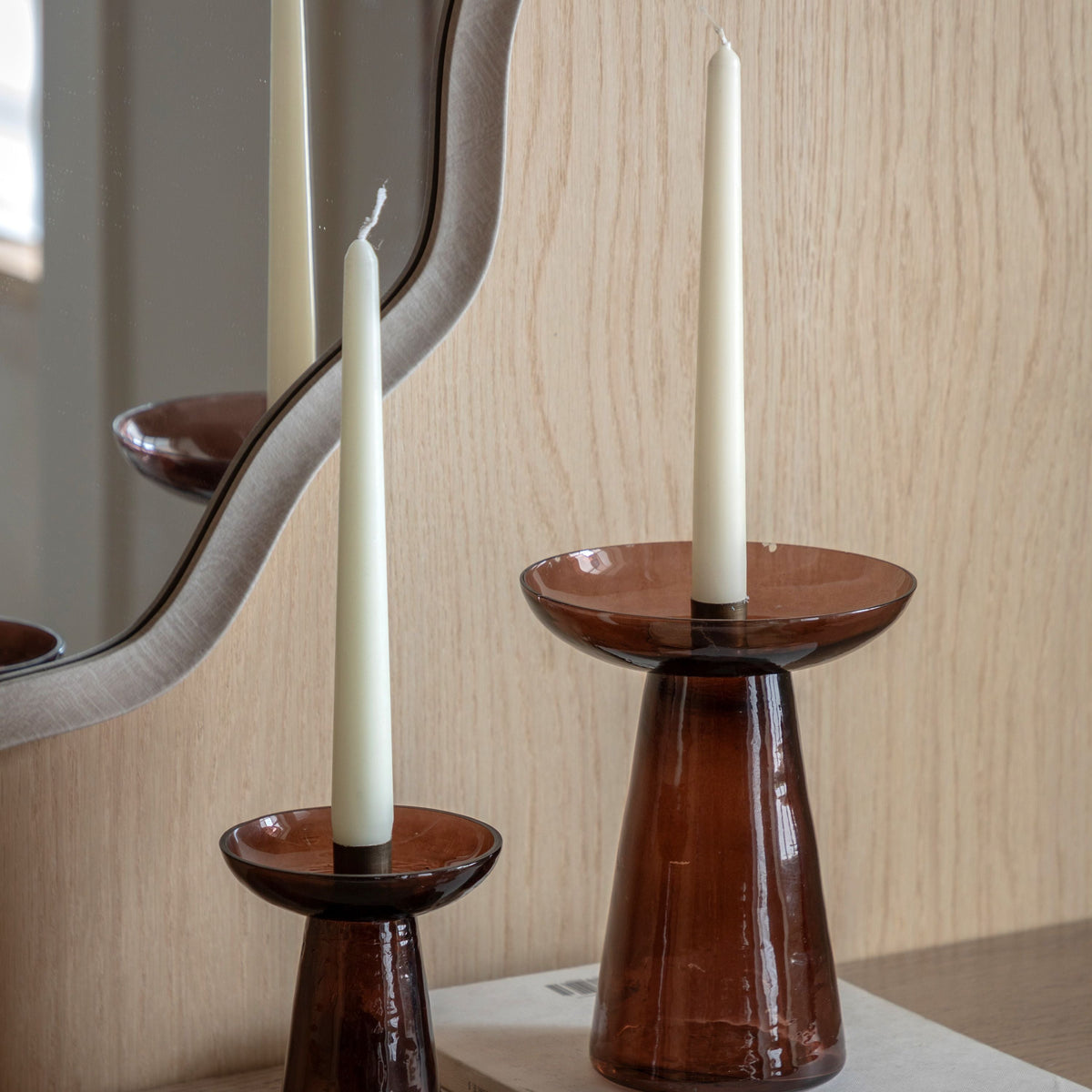 Tapered Dinner Candles White 8pk