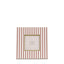 Stripe Photo Frame Olive and Fawn 4x4 2pk