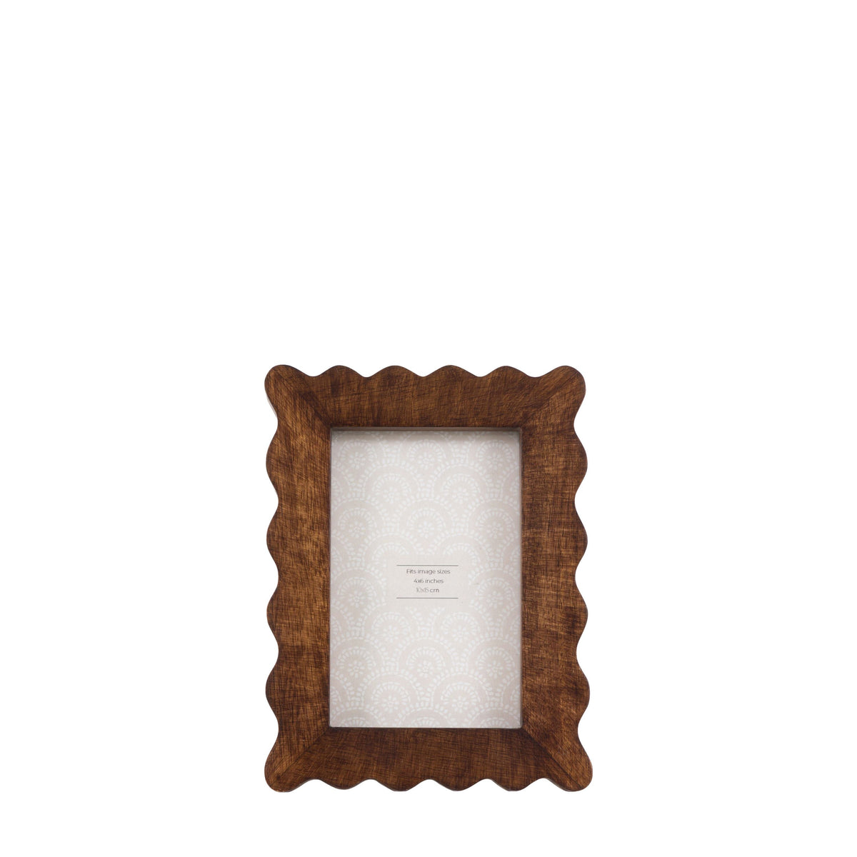 Avila Wooden Scallop Photo Frame 6x4