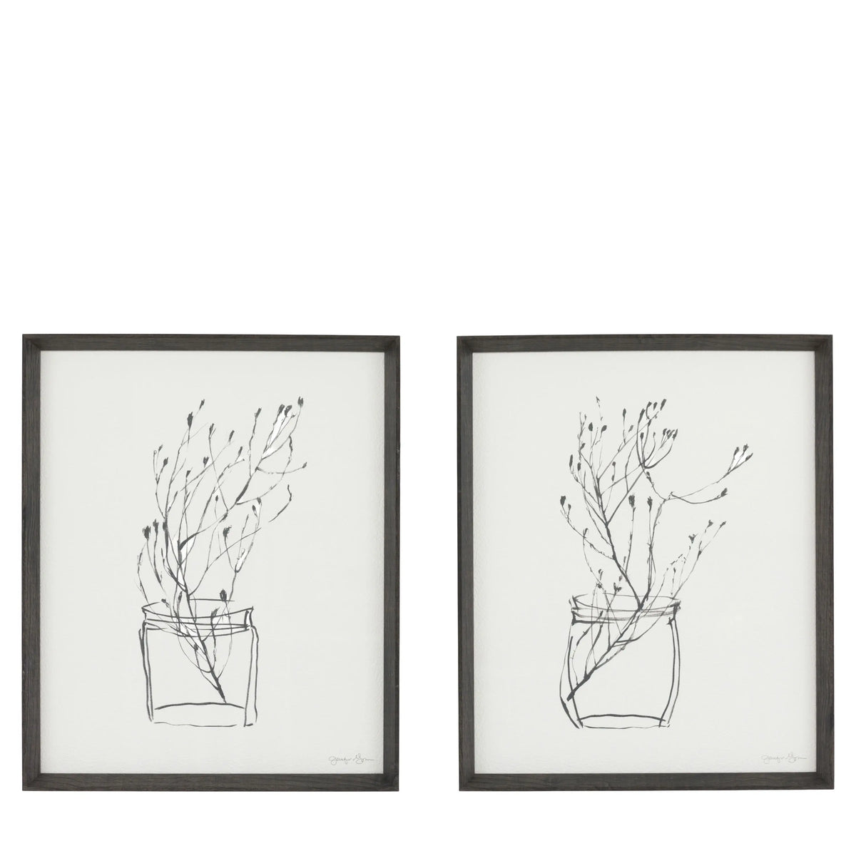 Delicate Nature Framed Art Set of 2