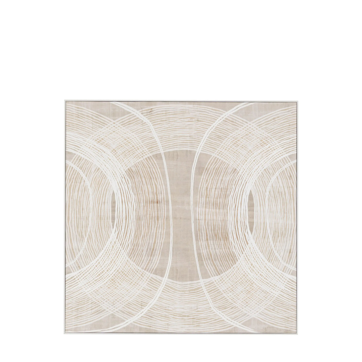 In the Round Framed Canvas