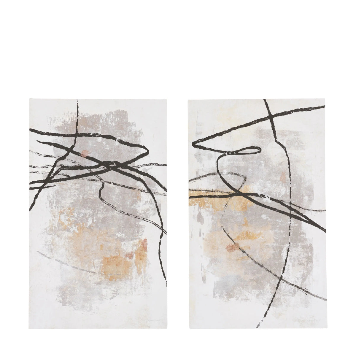 Tangle Canvas Set of 2