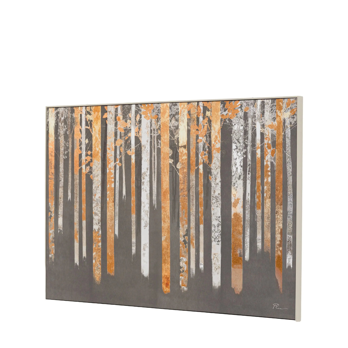 Guilded Silence Framed Canvas