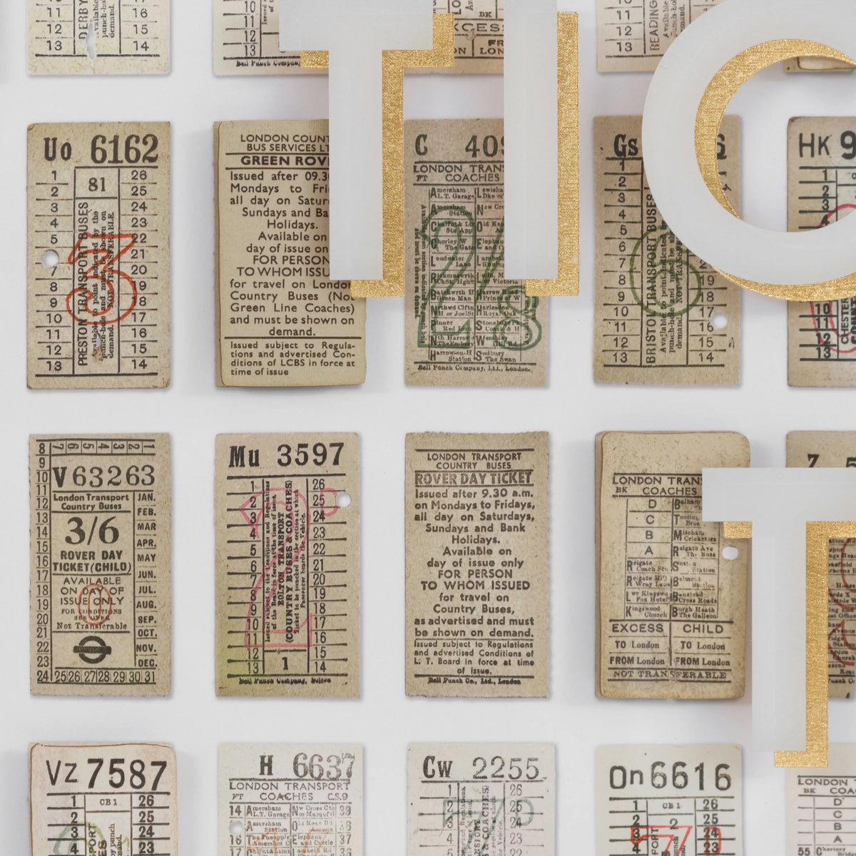 Ticket to Ride Framed Art