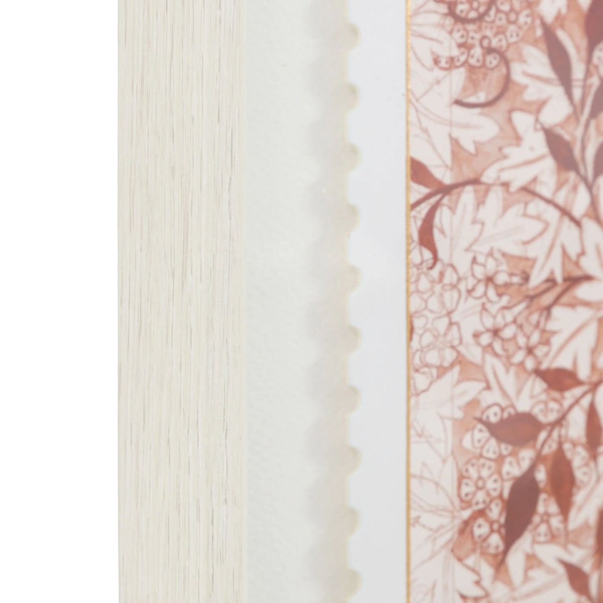 William Morris Stamp Red Framed Art Set of 2