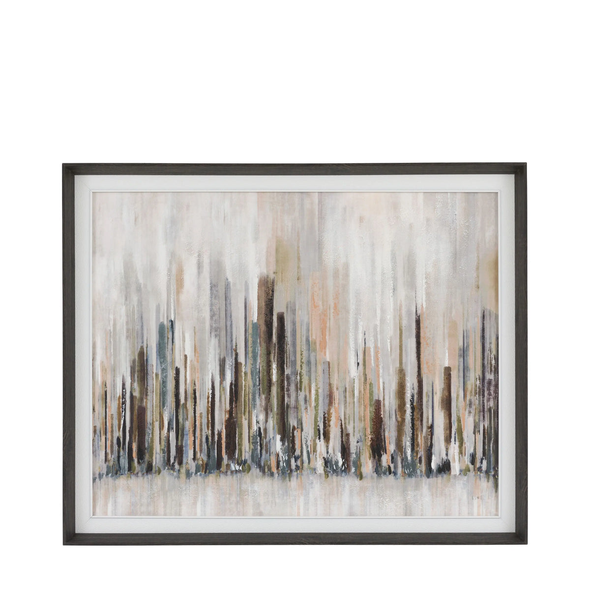 Urban Silence Framed Canvas