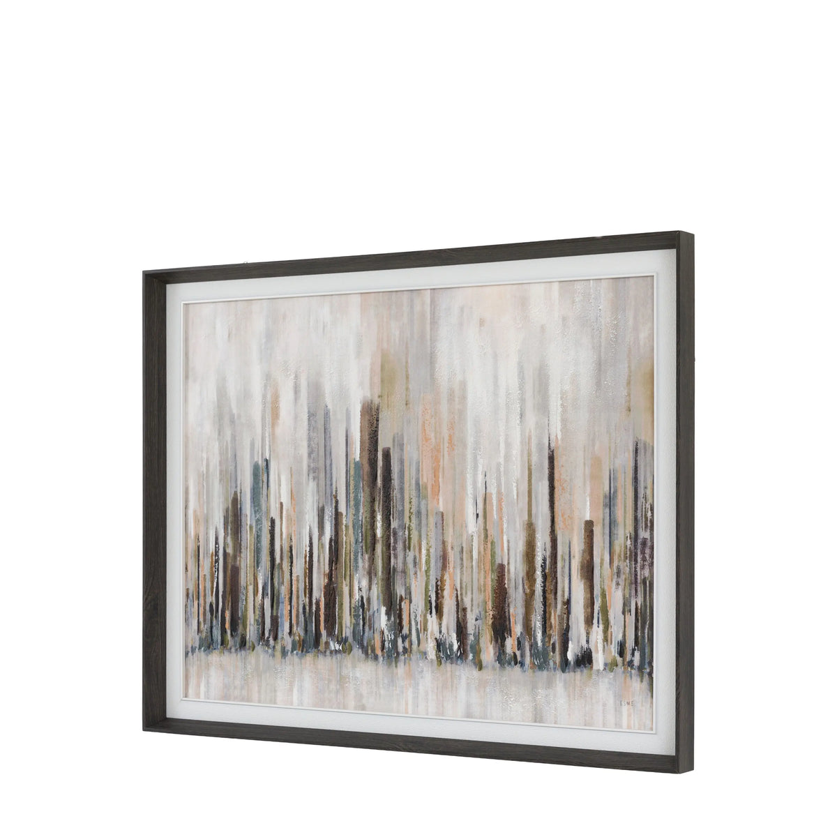 Urban Silence Framed Canvas