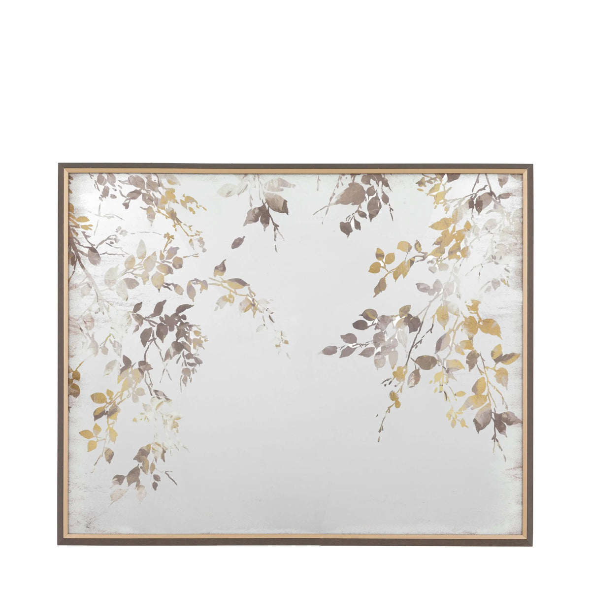 Japanese Garden Mirror Framed Art