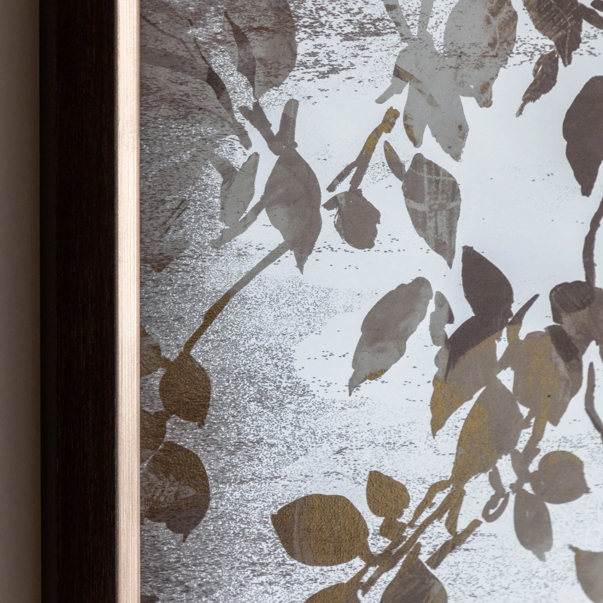 Japanese Garden Mirror Framed Art