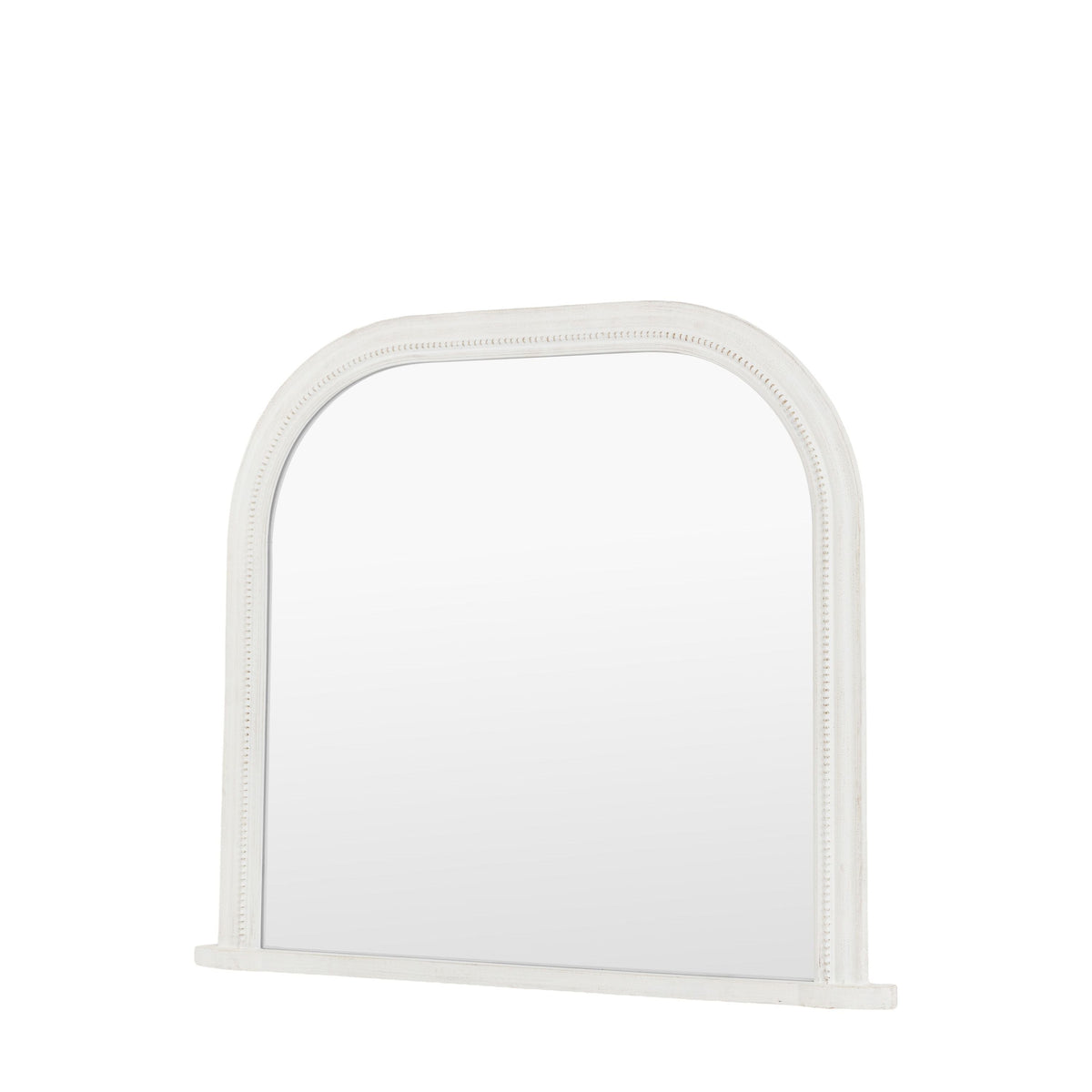 Shoreline Overmantle Mirror White