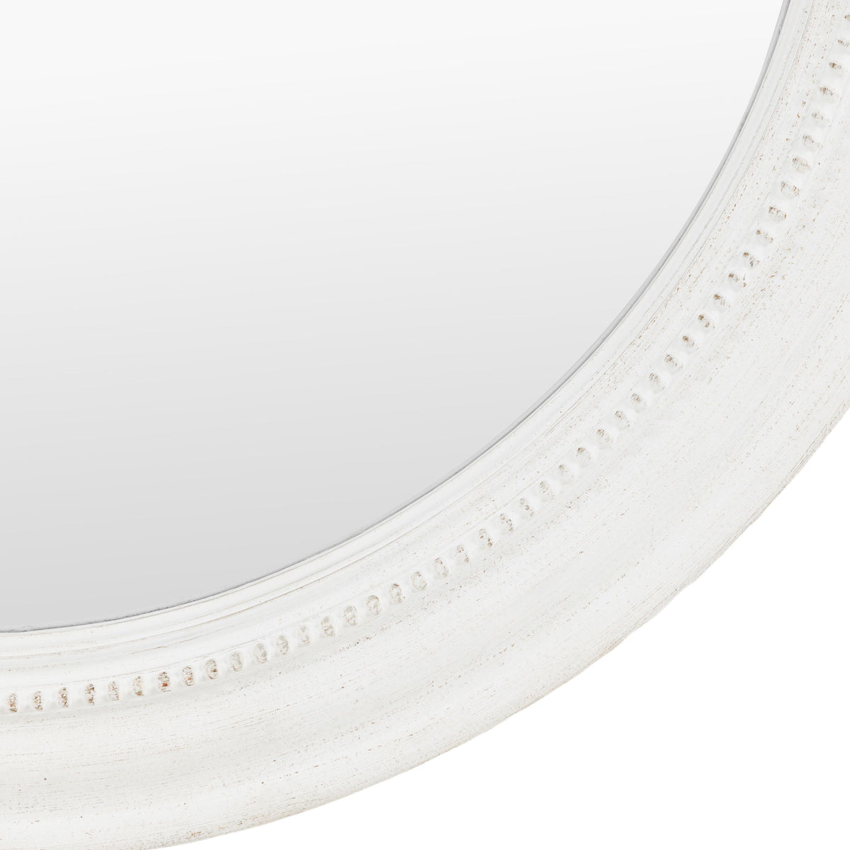 Shoreline Round Mirror White
