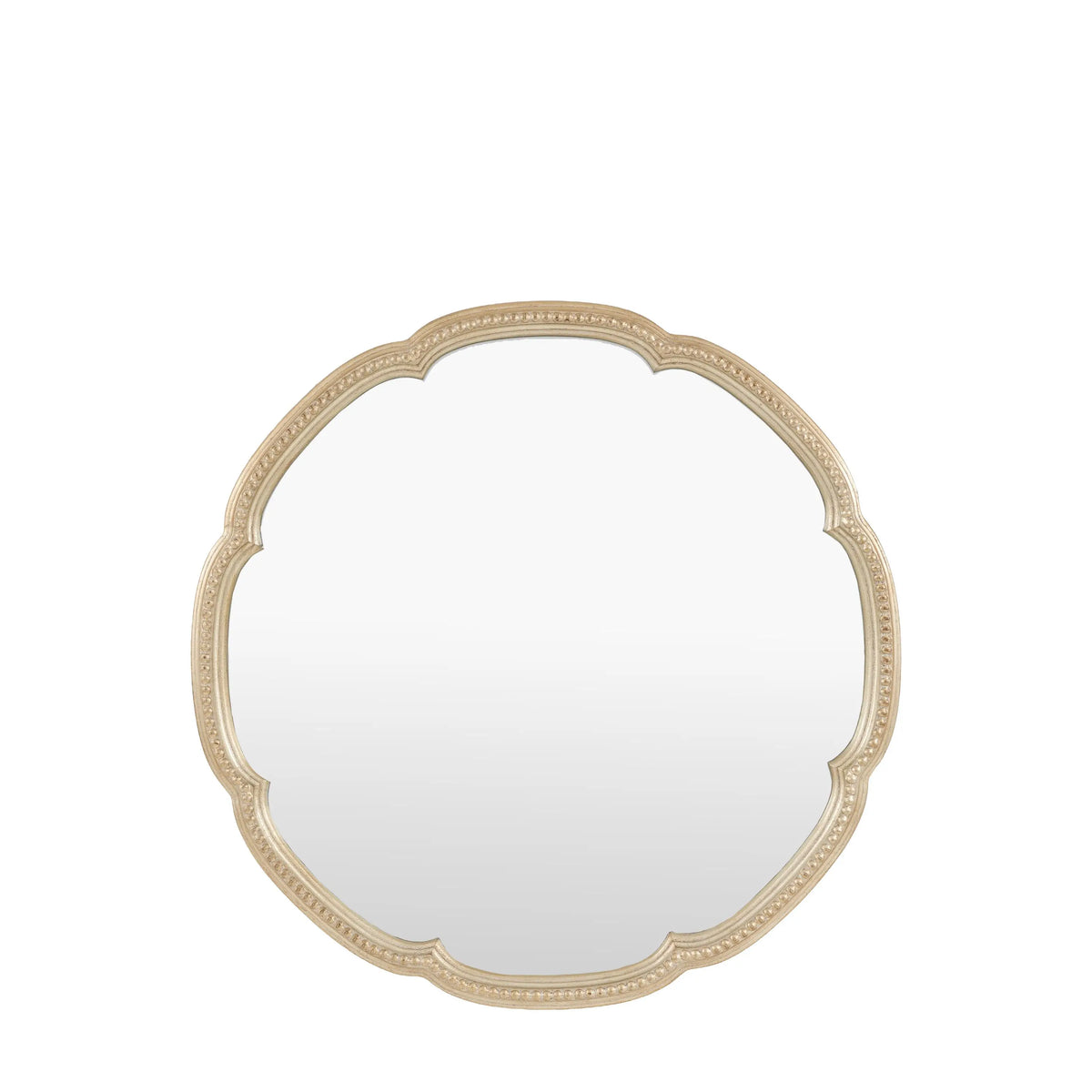 Florentine Round Mirror Champagne