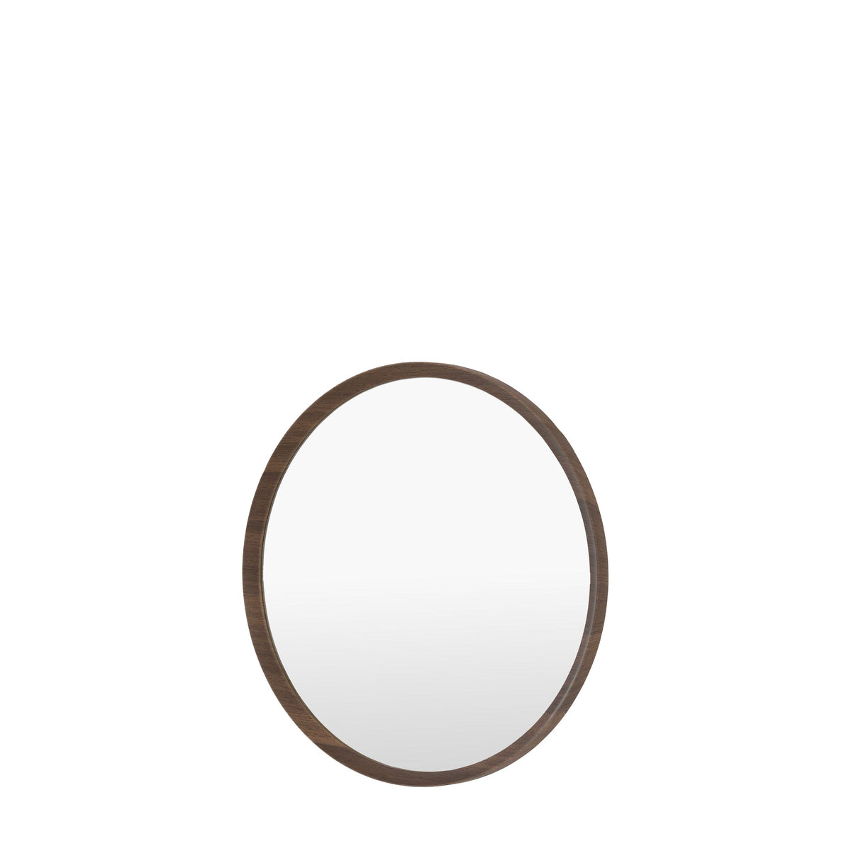 Woodstock Round Mirror Walnut Small