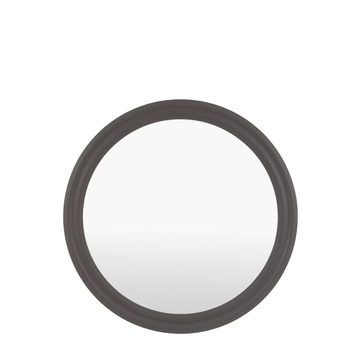 Suffolk Round Mirror Charcoal Large