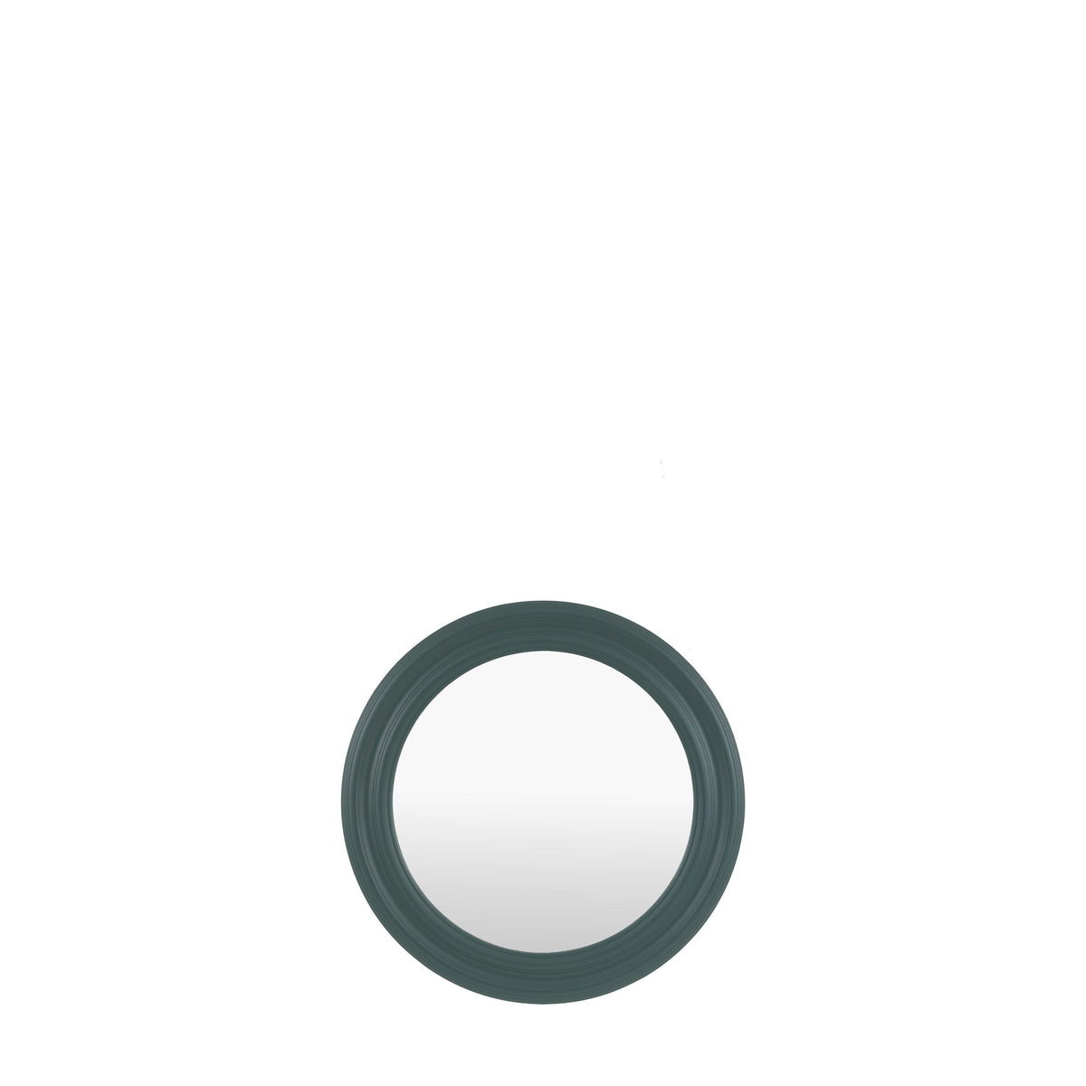 Suffolk Round Mirror Green Small