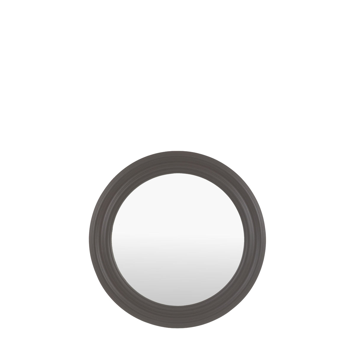 Suffolk Round Mirror Charcoal Small