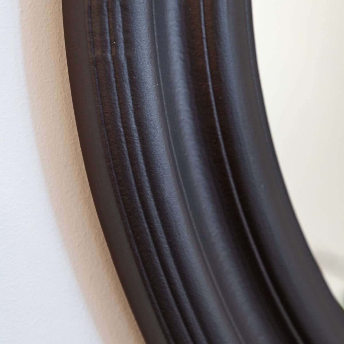 Suffolk Round Mirror Charcoal Small