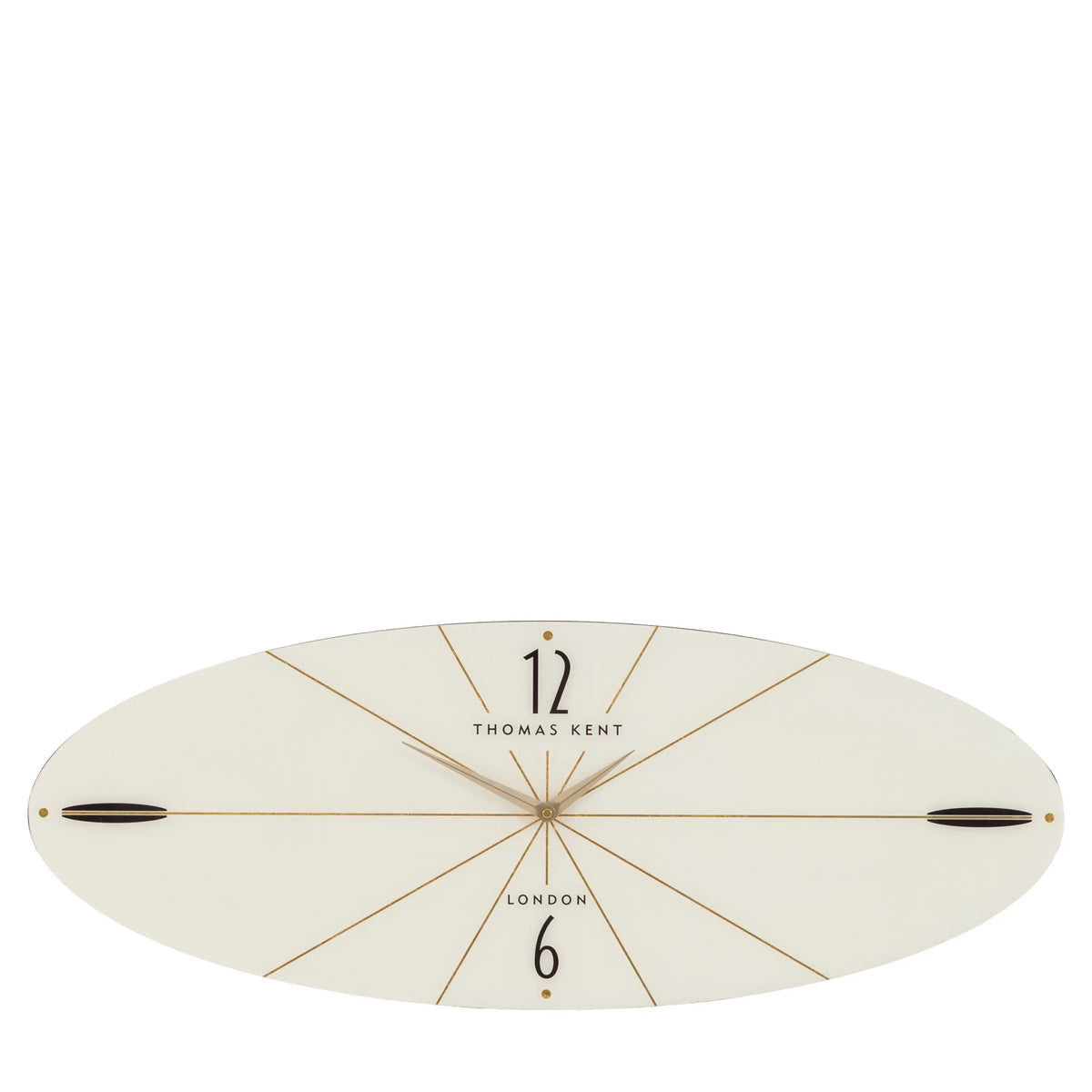 Greenwich Ellipse Wall Clock Snow White