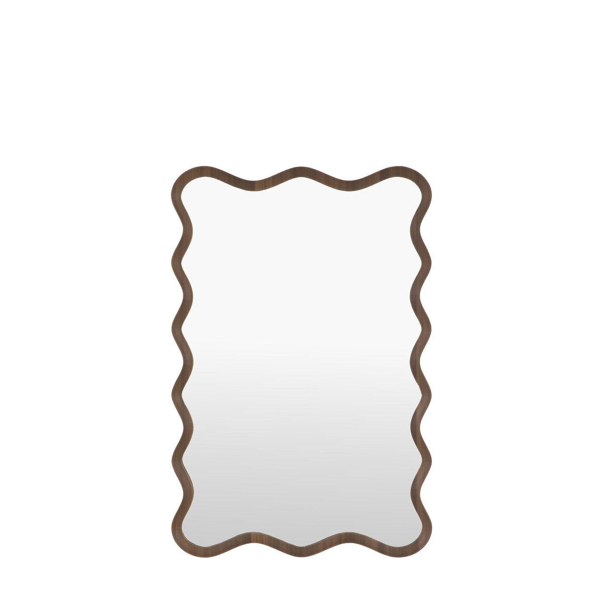 Wiggle Mirror Walnut