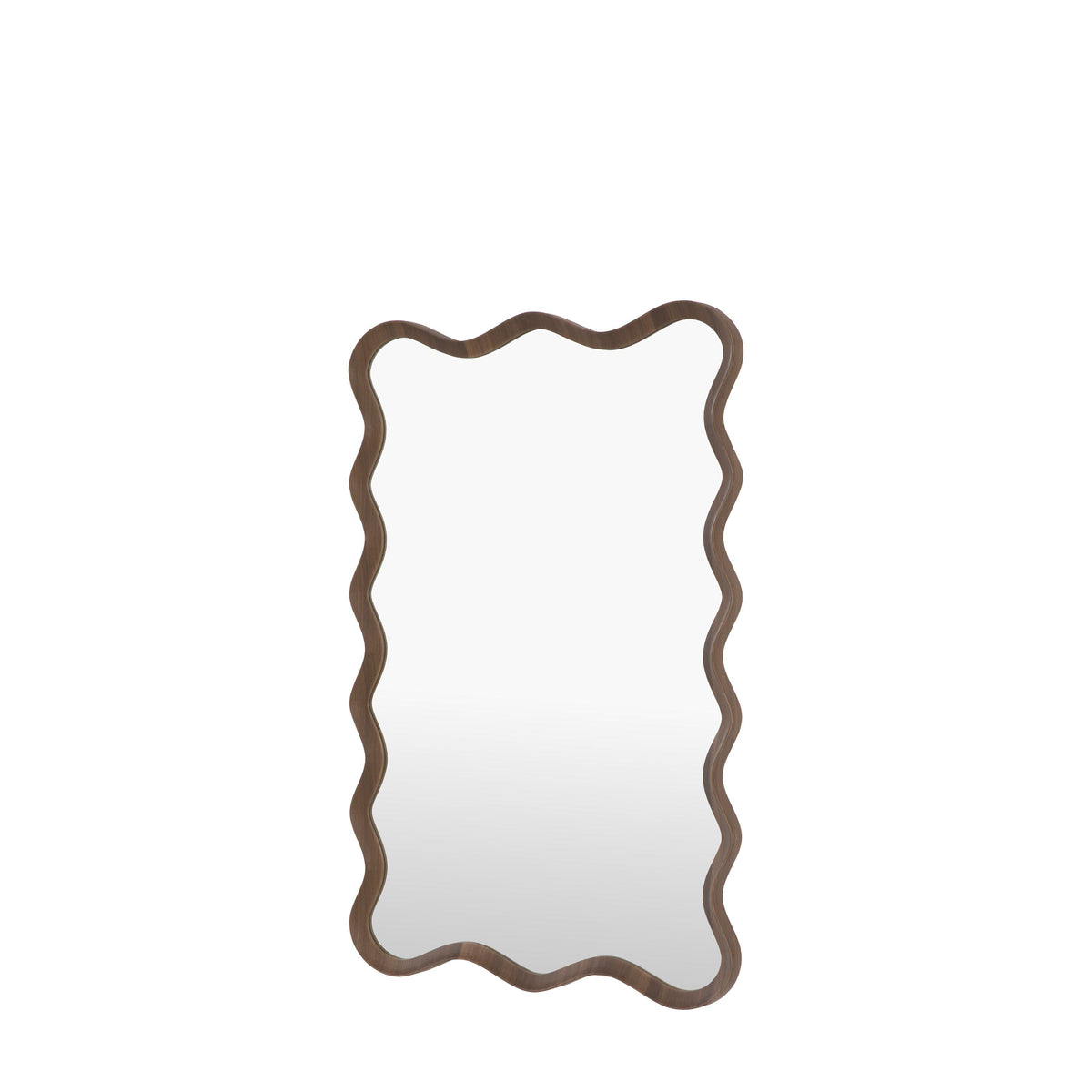 Wiggle Mirror Walnut
