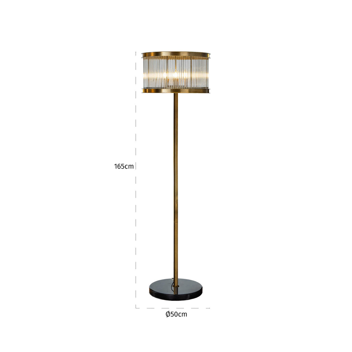 Floor lamp Nadine bronze