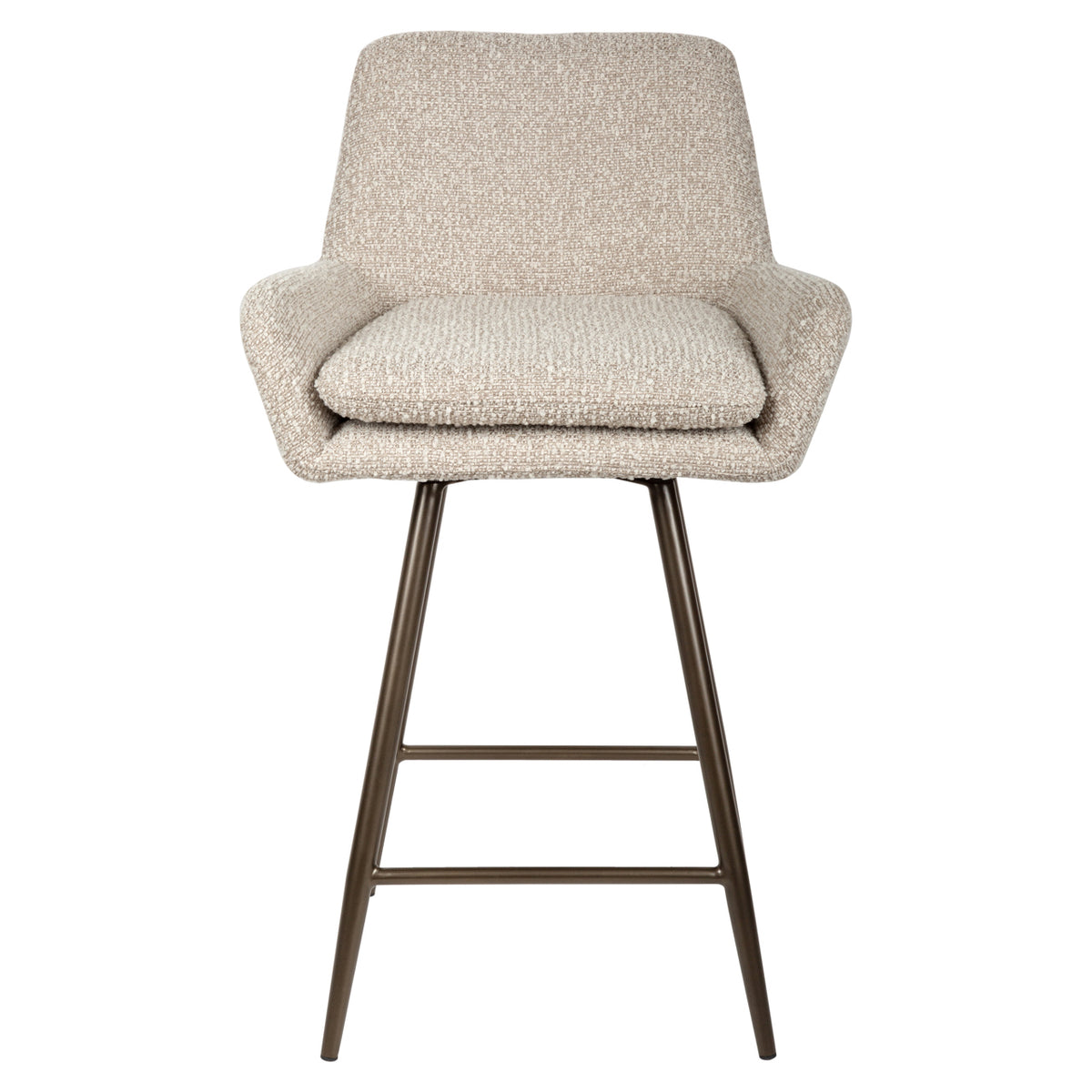 Counter stool Linsey natural chunky swivel (Set of 2)