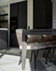 Bar stool Indigo khaki velvet