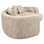 Sofa Angusto natural softweave lounge right
