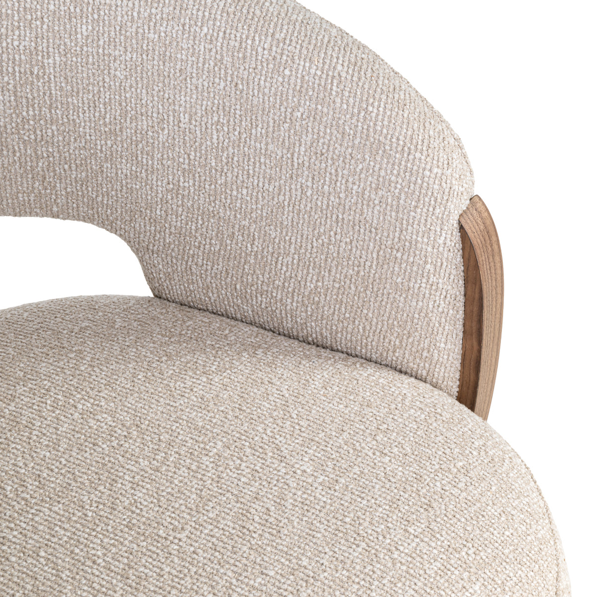 Dining chair Pollux lodge desert walnut - swivel