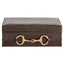Storage box Rex dark brown large