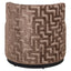 Lounge chair Franny brown labyrinth