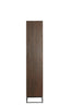 Cabinet 75x40x200 cm LILIAN wood dark brown