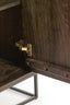 Cabinet 75x40x200 cm LILIAN wood dark brown