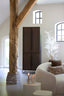 Cabinet 75x40x200 cm LILIAN wood dark brown