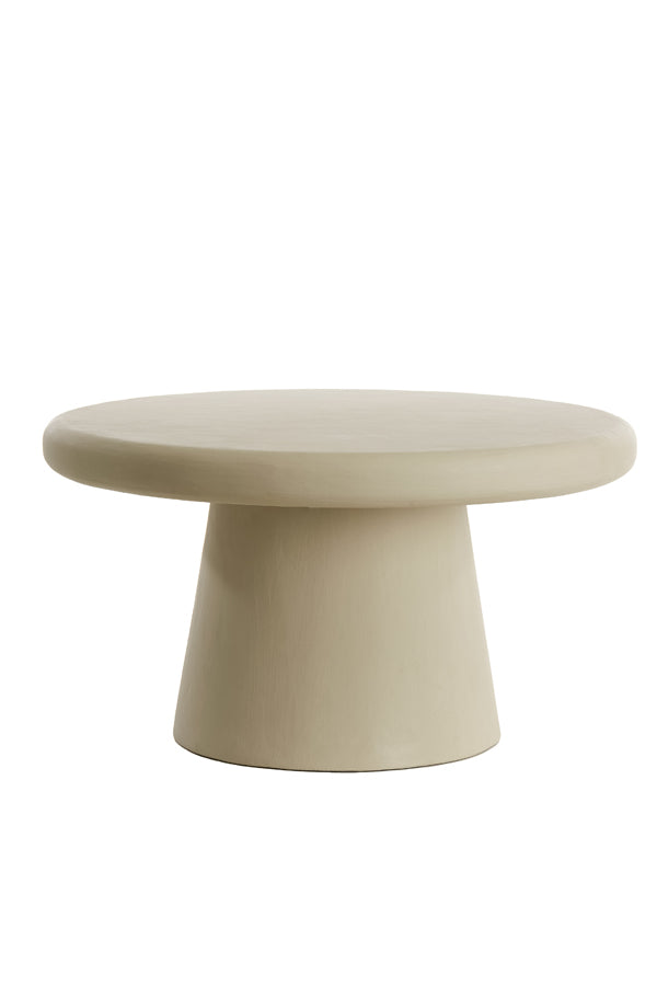 Coffee table 70x38 cm KULONA beige