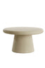 Coffee table 70x38 cm KULONA beige