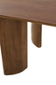Dining table 220x100x76 cm AYMARA acacia wood dark brown