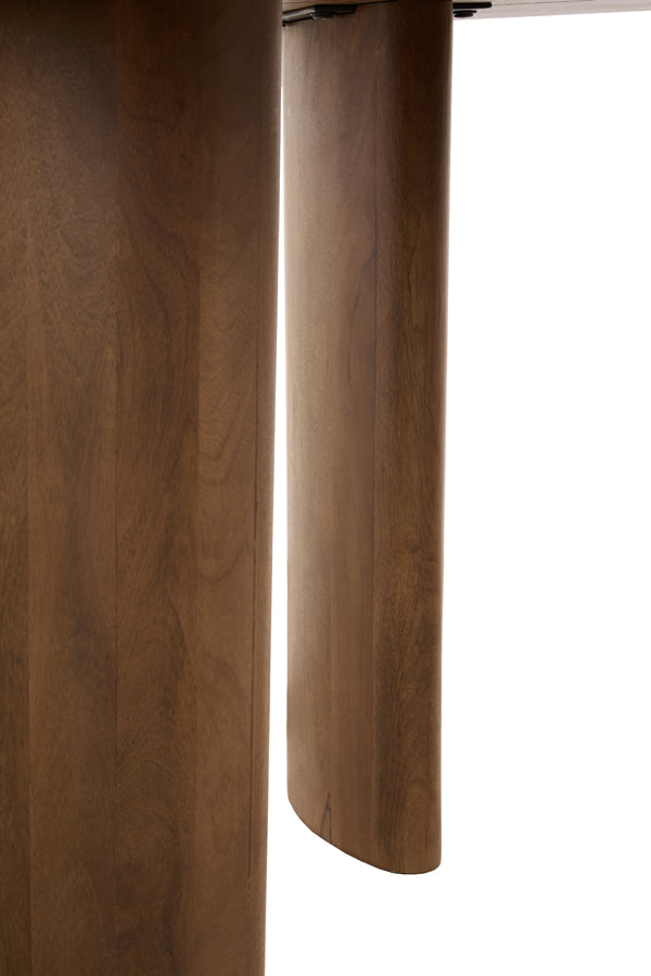 Dining table 220x100x76 cm AYMARA acacia wood dark brown