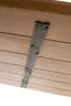 Dining table 220x100x76 cm AYMARA acacia wood dark brown