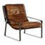 Hoxton Light Brown Leather Lounge Chair