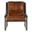Hoxton Light Brown Leather Lounge Chair