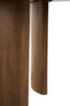 Dining table 240x100x76 cm AYMARA acacia wood dark brown