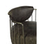 Hoxton Dark Grey Leather Swivel Chair