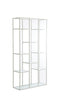 Cabinet open 100x36x200 cm PIUAR glass clear+cream