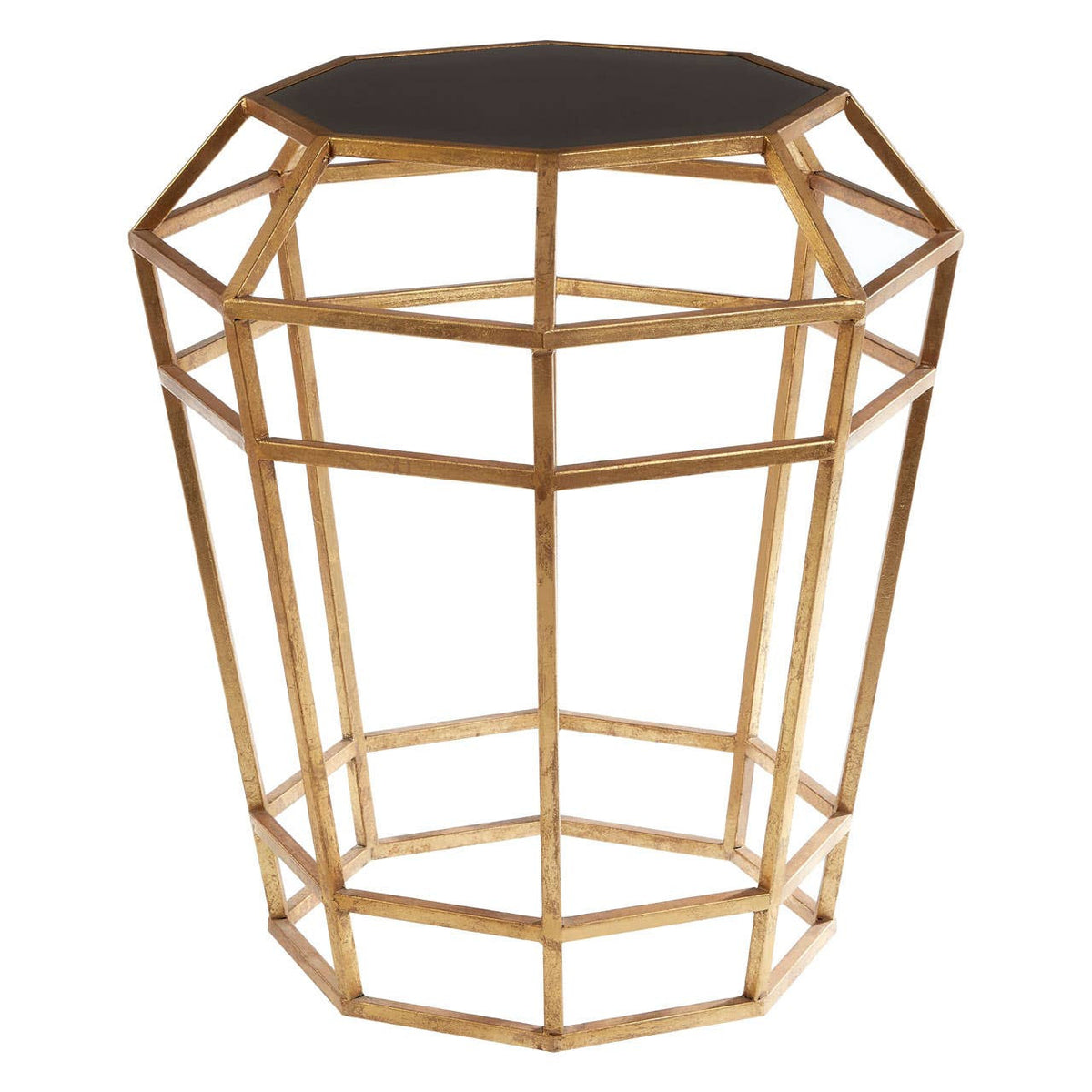Zariah Mirror Top and Geometric Base Table