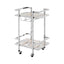 Vita White Agate Drinks Trolley