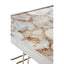Vita White Agate Drinks Trolley