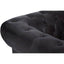 Victor Dark Grey Brown Leather Chesterfield Chair
