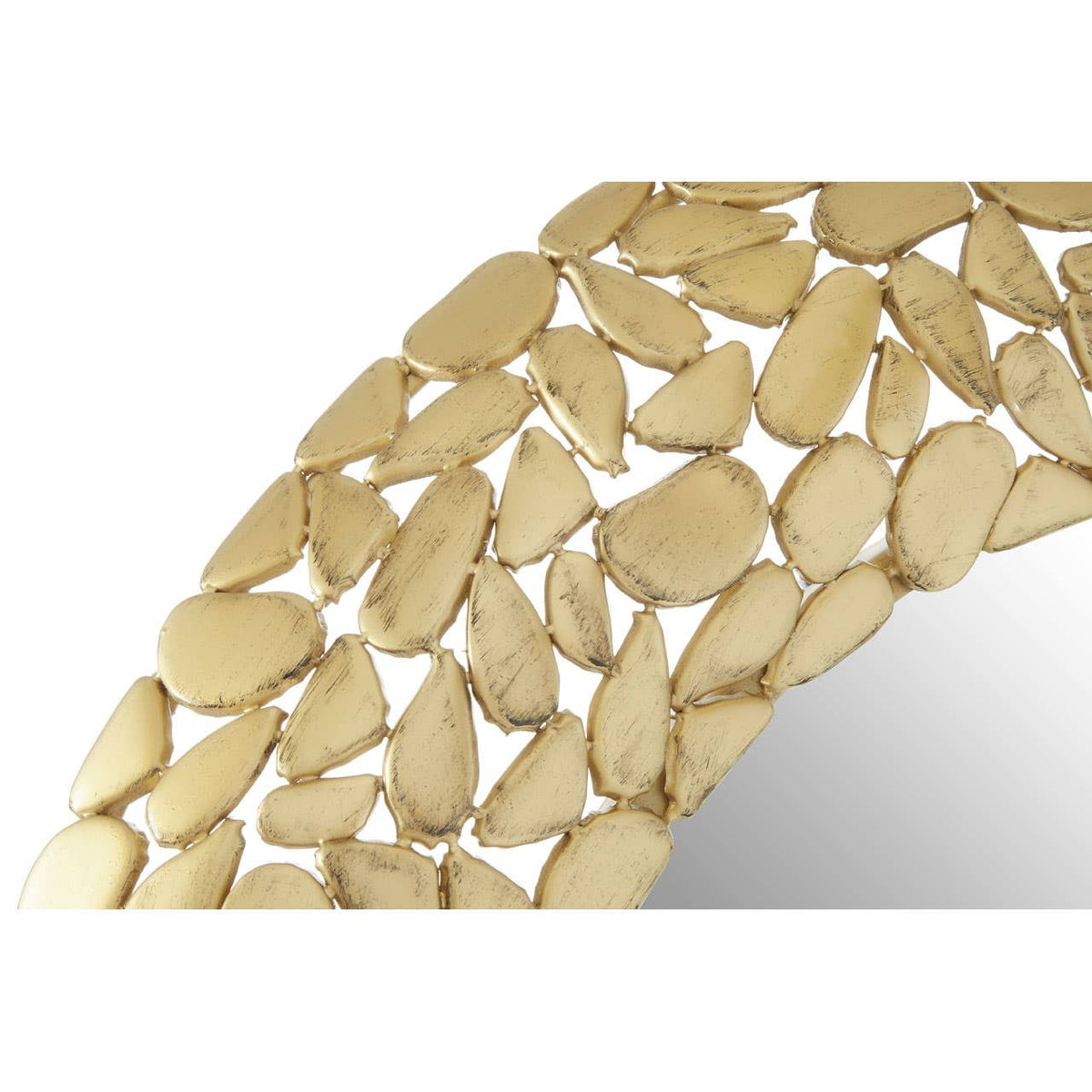 Templar Pebble Effect Round Wall Mirror