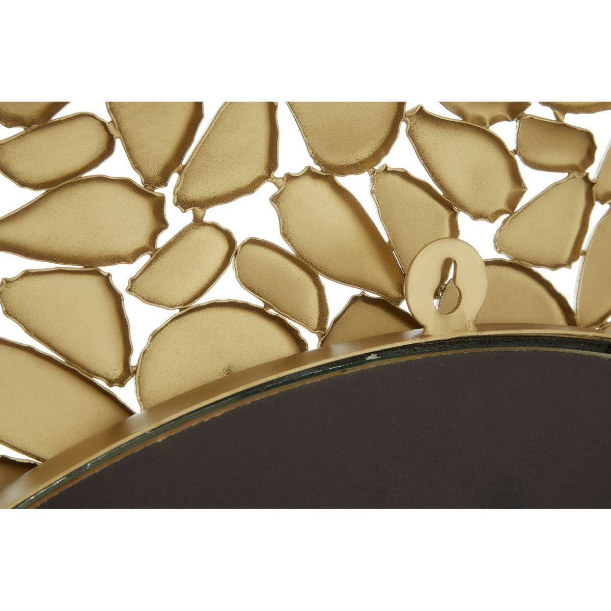 Templar Pebble Effect Round Wall Mirror